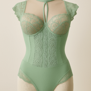 Body Renda com Tule