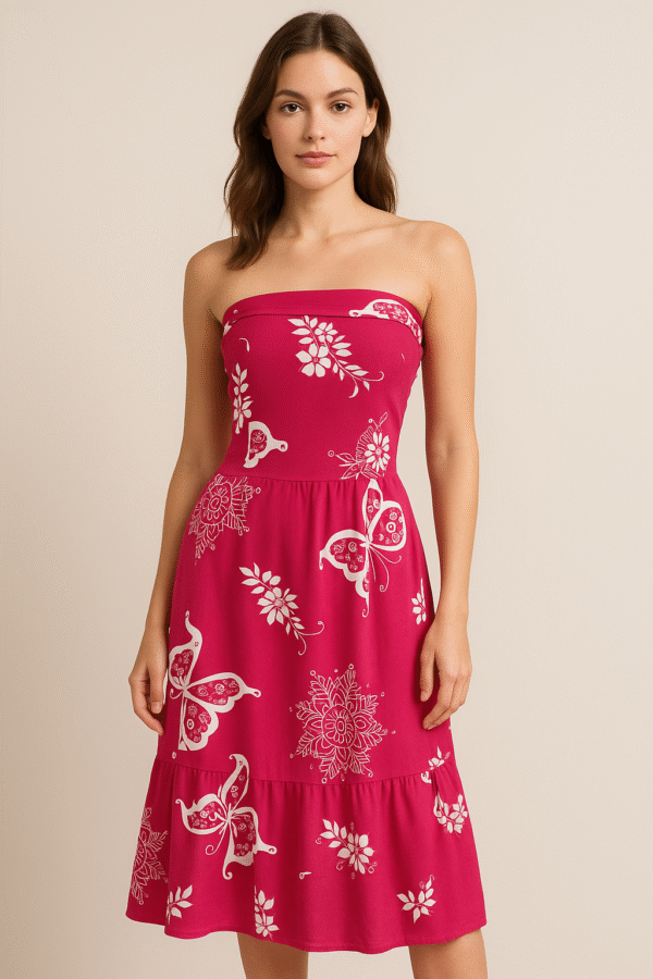 Vestido Tomara que Cai em Viscose