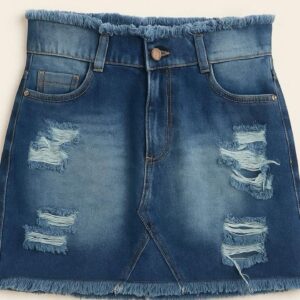 Saia Jeans Tam 38