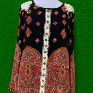 Camisa Feminina Indiana Estilo Boho Tamanho Único