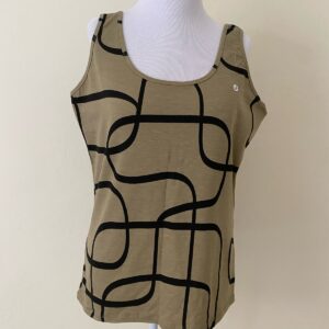 Blusa Regata Feminina Estampada Trevisan Modas – Listrada ou Geométrica